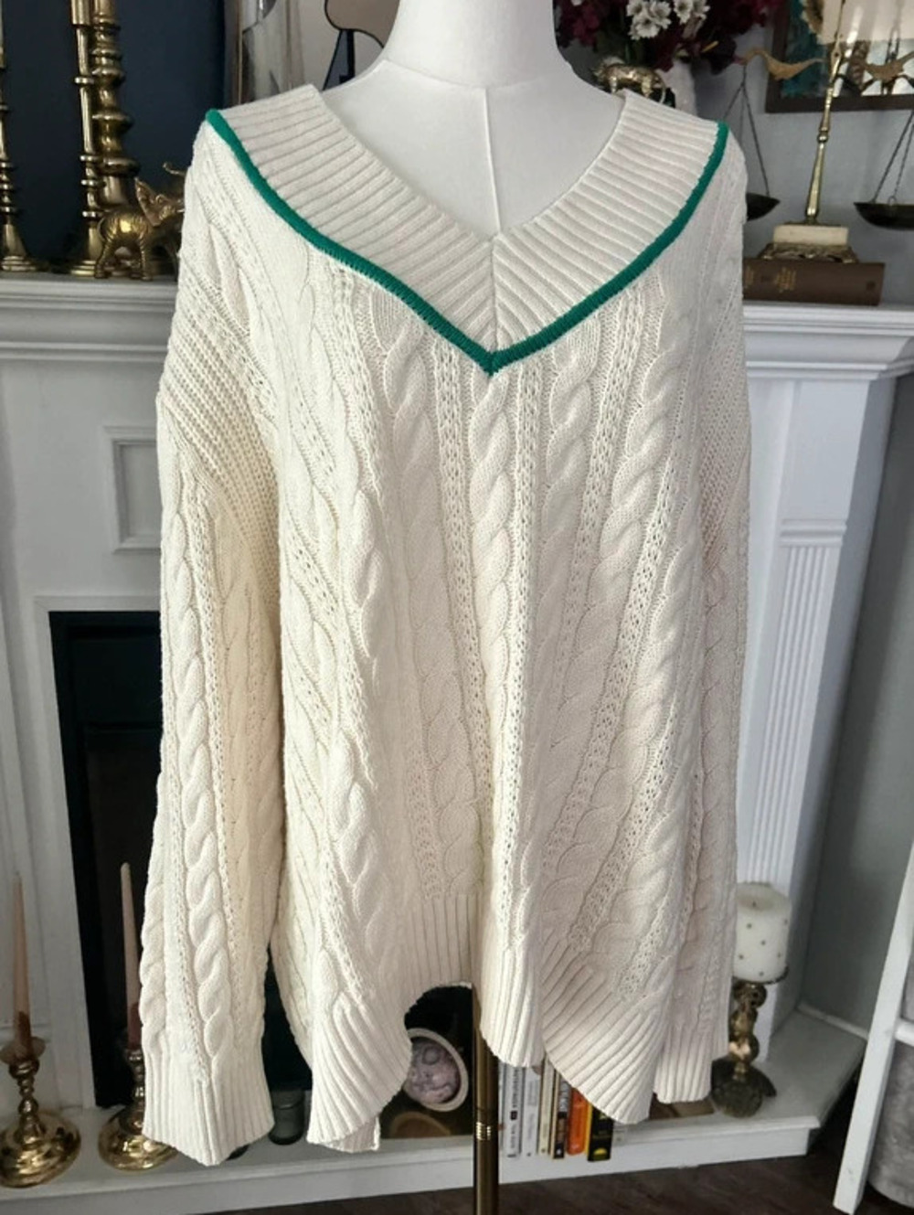 Ava & Viv Cream Colored Sweater Size 2X Women’s New!